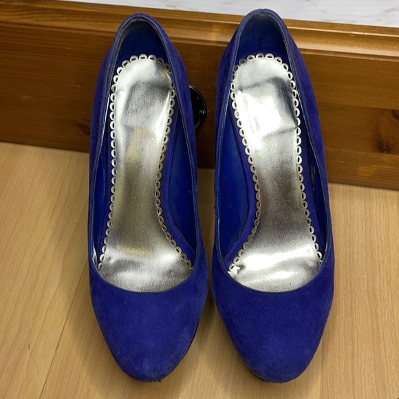 Bebe - Suede Platform Pumps - Picture 3 of 15